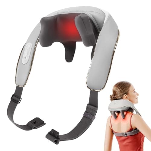 SKG 2025 Neck Massager for Pain Relief, Deep Tissue 6D Kneading with Heat, Cordless Neck & Shoulder Massage, Christmas Gift for Men & Women, H5 Mini - Image 1