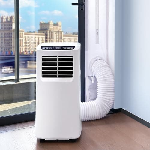 LOVIGA Portable Air Conditioner Sliding Door Vent Kit, 100% Sealing Sliding Door AC Vent Kit Seal Kit, Fit Both 5" & 6" Hose, Keep Hot Air Out, Length Adjustable, Waterproof,10X75~91 Inch