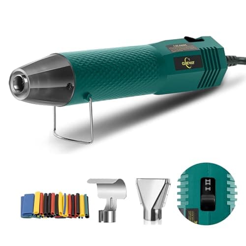 350W Heat Gun 2-Temp 392°F/662°F Hot Air Gun for Crafts & Shrink Tubing - Image 1