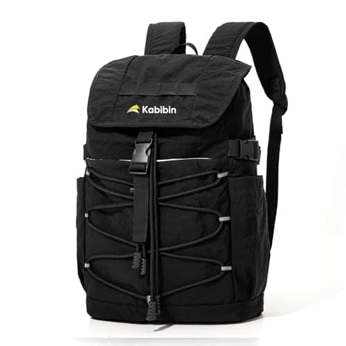 Kabibin Travel Backpack for Women Men, Carry On Laptop Backpack fits 16'' Laptop, Lightweight Waterproof Nylon Casual Daypack with Multiple Pockets, Basics Bag for Outdoor, School, Walking, Hiking. - Image 1