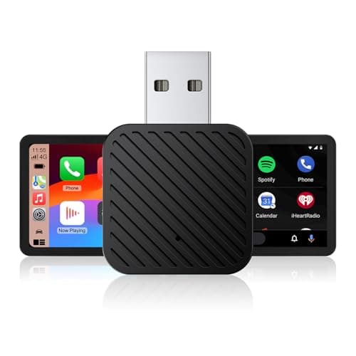 Mini Wireless CarPlay Adapter Android Auto Dongle for iPhone & Android Plug & Play Fits Most Cars 2015+ USB Type-C Compact Design - Image 1