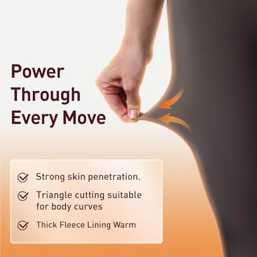 JIZ Translucent Fleece Lined Tights Women, Thermal Tights for Women Winter, Pantyhose Leggings, Warm Sheer Tights for Women Winter (Small, Black) - Thumbnail 3