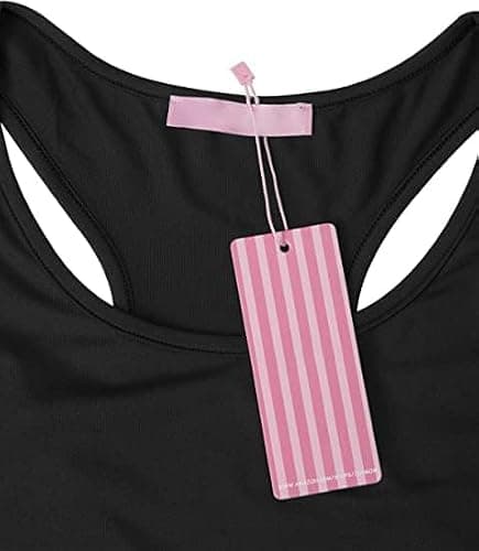 Joymom Maternity Tank Top, Breastfeeding Shirts for Women, Double Layer Nursing Tank Tops Pregnancy Tee Black Large - Thumbnail 6