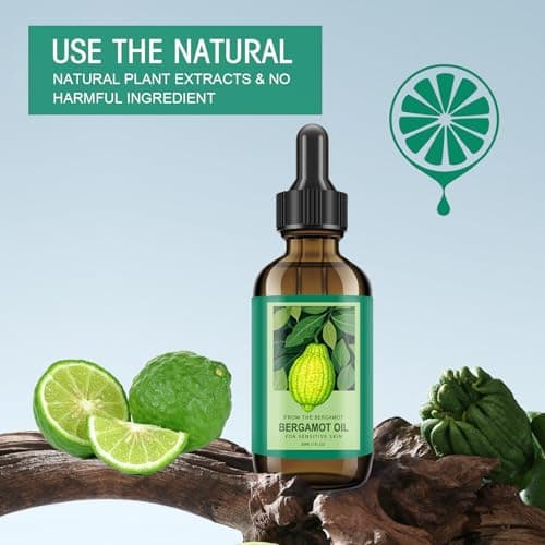 Bergamot Essential Oil - 100% Natural Bergamot Oil for Hair, Skin, Diffuser (1 Fl Oz) - Thumbnail 4