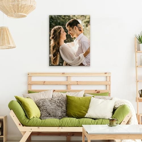 WayToLight Custom Canvas Prints with Your Photos Framed Personalized Picture Canvas Prints Wall Art Ideal for Home Decor Christmas Family Gifts (11" x 14") - Thumbnail 2