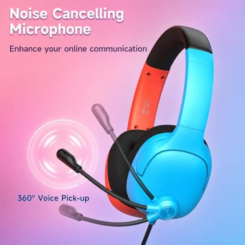 AOC Wired Gaming Headset for Nintendo Switch 2/OLED/Lite with Mic - Thumbnail 2