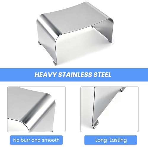 Stainless Steel Heat Baffle Diffuser Replacement for Traeger PRO 575 Pellet Grill, Flame Tamer for Traeger Ironwood 650/885 Pellet Grill Parts, Heat Shield for Traeger PRO 780 Pellet Grill and Smokers - Thumbnail 5