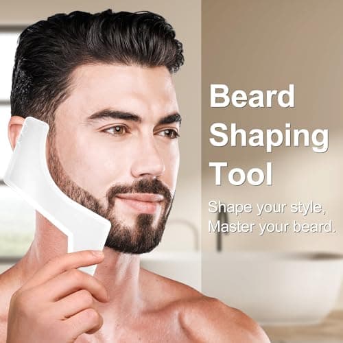 Beard Kit,Beard Grooming Kit for Men W/Straight Razor,2 PACK Beard Oil, Wash, Balm, Brush, Comb, Scissors Mens Birthday Christmas Gifts for Men Boyfriend Husband Beard Trimming Shaving Kit - Thumbnail 4