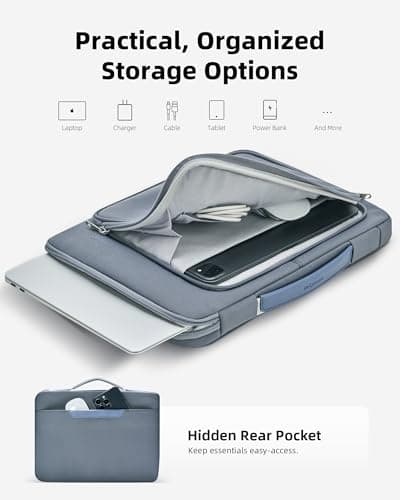 360 Protective Laptop Case, Laptop Sleeve Compatible with MacBook 14inch - Thumbnail 3