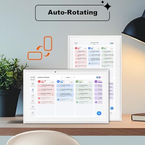 Digital Calendar, 15.6 Inch Wall Planner Electronic Calendar&Chore Chart,1080P Full HD Interactive Touchscreen Smart Touchscreen Interactive Display for Family Schedules – Wall Mount Included, Great for Organizing Your 2025-2026 White - Thumbnail 5