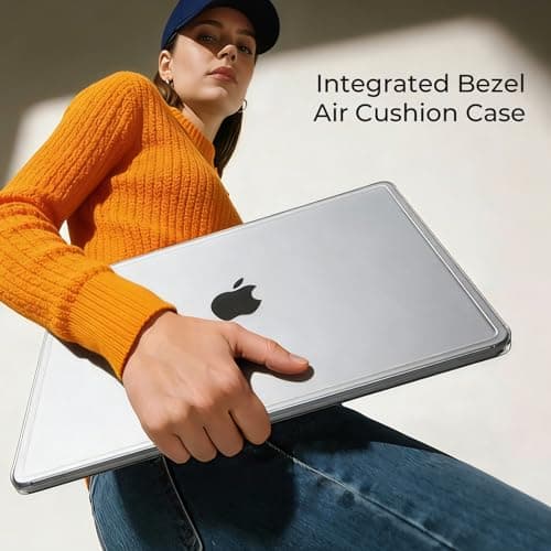 EooCoo for MacBook Air 13 Inch Case, M5/M4/M3/M2 2026-2022 A3240 A3113 A2681, Snug Fit Case with Reinforced Anti-Crack Edges and Corners, True-to-Device Matte Texture, Work, Travel and Daily Carry - Thumbnail 3