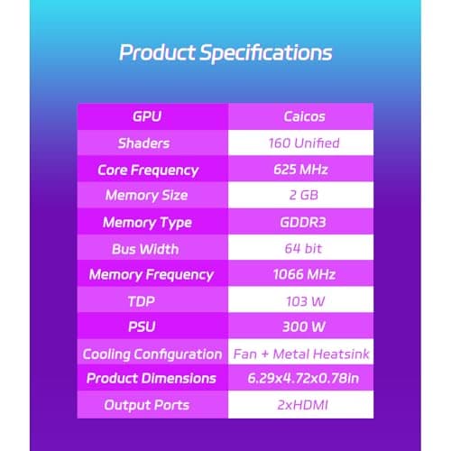MOUGOL AMD Radeon R5 230 Low Profile Graphics Card with 2G 64Bit GDDR3 Memory Equip with PCI Express*16 2*HDMI Video Card for Office Working Compatible with Windows 10/8/7/RHEL/Ubuntu/Linux - Thumbnail 5