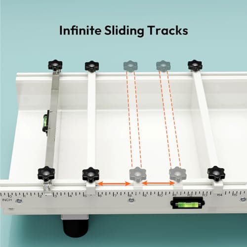 2 Pcs Epoxy Mold, Resiners River Table Epoxy Resin Mold with Adjustable Divider, 24x12x3in with Bubble Level, Fill Clamp System & Transparent Depth Board Ideal for Live Edge Resin Casting - Thumbnail 3