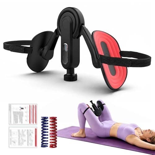 Inner Thigh Exerciser for Women with Non-Slip Straps, Thigh Trainer & Pelvic Floor Trainer, Thigh Master for Inner Thigh Workout, Kegel Exerciser Home Fitness Equipment - Image 1