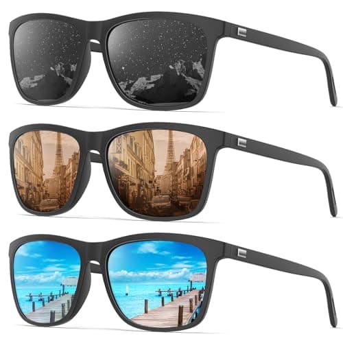 KALIYADI Mens-Sunglasses Polarized Sunglasses-Men Women: Classic Sun glasses with UV400 Protection for Driving Golf Fishing - Image 1