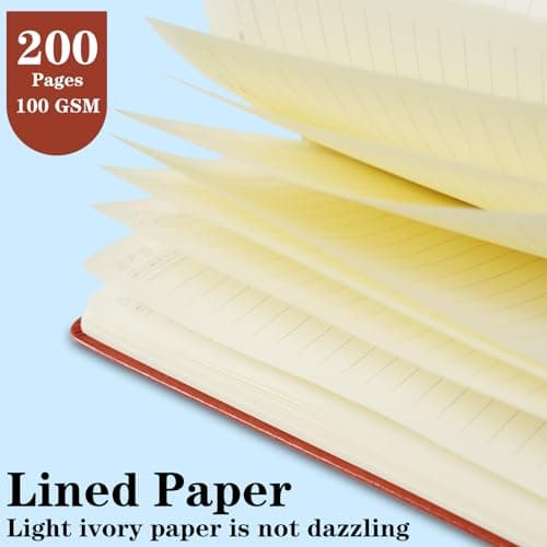 QDWXDEL Gift for Boss,A5 Hardcover Leather Journal for Women,Journal Notebook for Work,Thank You Gifts,Leadership Gifts (great LEADER) - Thumbnail 4