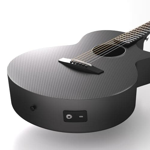 Enya Acoustic Electric Guitar Carbon Fiber X3 Pro Travel Guitar AcousticPlus 41” Full-Sized Guitar Bundle with Gig Bag, Instrument Cable & USB Type-C Charging Cable(X3 PRO) - Thumbnail 6