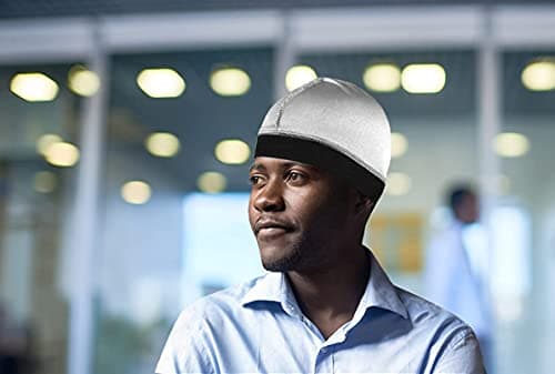 2Pcs Wave Cap Silky Stocking Wave Caps for Men, Good Compression Over Durag(Black+Silver) - Thumbnail 6