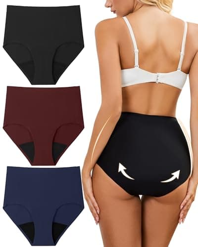anthuth Period Underwear for Women High-Waist, Leakproof Reusable Panties for Heavy Flow & Bladder Leak Incontinence - Image 1