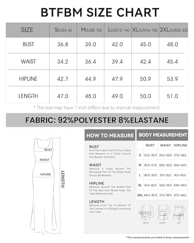 BTFBM Satin Dress Sleeveless Scoop Neck Summer Dresses for Women Elegant 2026 Loose Party Sundresses Fashion Clothing(Brown, Medium) - Thumbnail 6