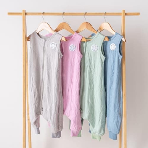 Dreamland Baby Toddler Sleep Sack with Feet, 1.0 TOG Temperature Rating - Ultra Soft Viscose Wearable, Breathable - Thumbnail 5