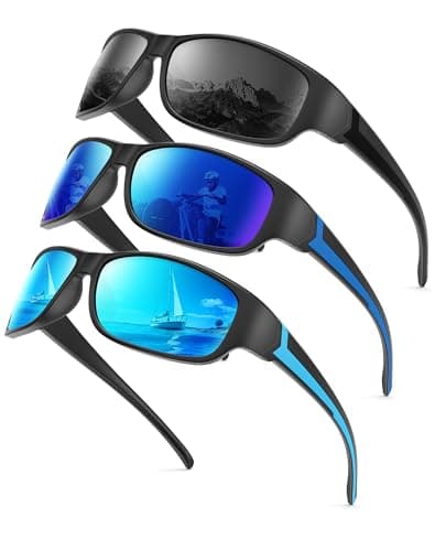 KALIYADI Polarized Sunglasses-for-Men Sports Sunglasses: Mens Sun Glasses with UV400 for Running Fishing Golf - Image 1