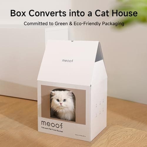 MEOOF Vacuum Pet Food Storage Airtight Dry Pet Food Bucket 13L/15 lb Dog Food Storage Container for Dogs Cats Small Animals Rechargeable Sealed Storage Bin with Scoop Keep Pet Food Fresher - Thumbnail 5