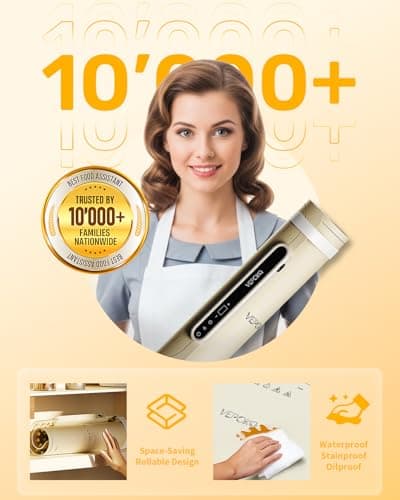 Warming Mat for Food, VEPOKA Food Warmer Mat for Countertop, Electric Warming Tray with 7 Temp Levels & Auto Shut-Off, Food Warmers for Parties, Ideal Gift for Kitchen & Buffet Use - Thumbnail 6