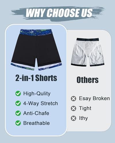 Big Boy Swim Trunks Size 14-16 Blue Shark Novelty Bathing Suit with Compress Liner Young Boys Board Shorts Shark Blue Beach Shorts Holiday Travel Swim Trunks for Boys Swimming Wear - Thumbnail 4