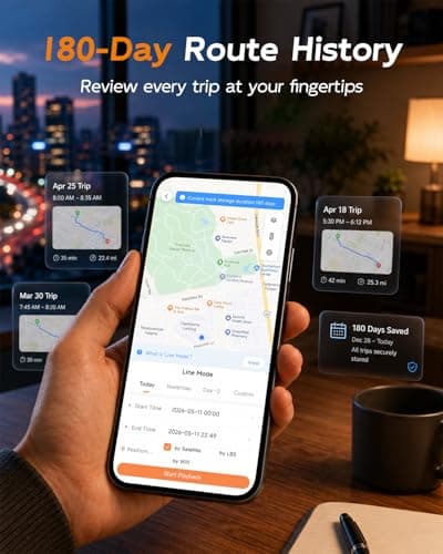 TuTrackAI OBD GPS Tracker for Vehicles, No Subscription, No Monthly Fees, 4G LTE Built-in SIM, Data Plan Included, Plug & Play Car Tracker, Real-Time Location, Geofence Alerts for Cars & Fleets - Thumbnail 6