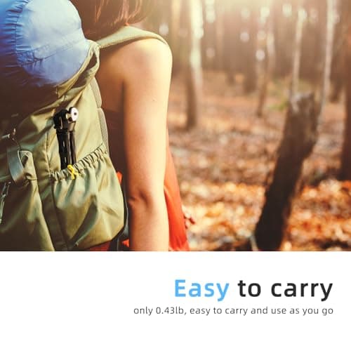 Jishane Tripod for Camera Stand, Mini Flexible Action Camera Tripod for GoPro Hero13/12/11/10, DJI OSMO Pocket 3 & Action 6/5 Pro/4, Insta360 X5/X4 Tripod with 360° Rotation Mount - Thumbnail 5