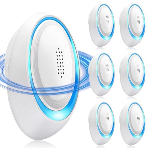 2026 Upgraded Ultrasonic Pest Repeller Indoor, Pest Control Insect Plug in, Mouse Repellent Indoor, Electric Rodent Repellent Plug-in for Roach, Bugs, Ant, Mosquito, Mice, Spider, Rat,6 Pack