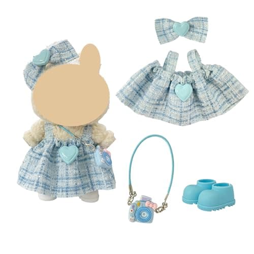 Ezcora Clothes for Doll, 6 Pack Doll Outfits for 17cm Doll, Perfect for Play and Display, Accessories for Doll's Collectors, (No Dolls) (Princess Dress) - Thumbnail 5