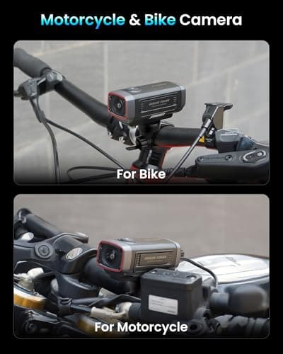 AKEEYO AKY-710Lite 2K30FPS WiFi Action Camera with Ultra HD,Motorcycle Camera/Bike Camera IP66 Waterproof with Loop & Emergency Recording, Parking Monitor,Rechargeable,7.5 Hours Extended Battery - Thumbnail 5
