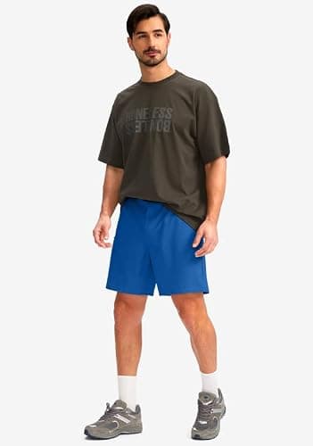 Viodia Men's 7" Golf Shorts with 5 Pockets Elastic Waist Dry Fit Stretch Lightweight Shorts for Men Hiking Casual Athletic Royal Blue - Thumbnail 6