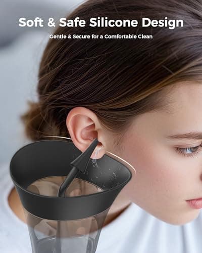 KAUGIC Manual Ear Wax Cleaner – Safe, Comfortable & Easy to Use Seamless One-Hand Operation, Black - Thumbnail 6