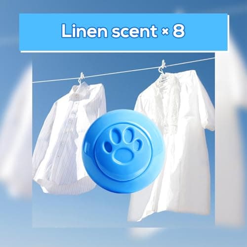 SCENTORINI Shoe Deodorizer Balls, 8 Pack Linen Scent Sneaker Deodorizer Balls, Odor Eliminator for Smell Shoes Boots, Long Lasting Shoe Freshener for Gym Bags, Drawers and Small Spaces - Thumbnail 2
