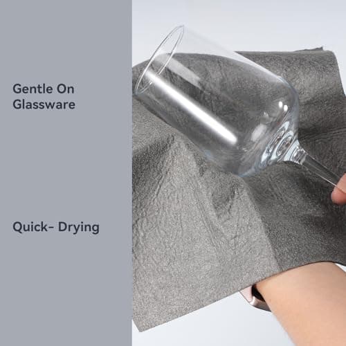 LikGuest 12 Pack Thickened Magic Cleaning Cloths, 30x30cm Reusable Microfiber Cleaning Rags, Lint-Free Streak-Free Cloth for Windows, Glass, Mirrors, Kitchen, Car - Thumbnail 5