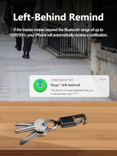 Lmrbelec Keychain Tracker Works with Apple Find My (iOS Only) - Thumbnail 6