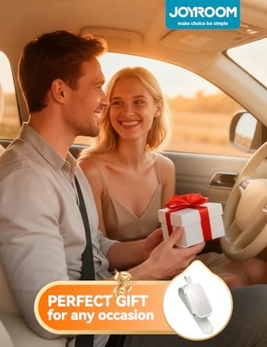 JOYROOM Sunglass Holder for Car Magnetic Visor Sunglasses Holder Clip (White) - Thumbnail 2