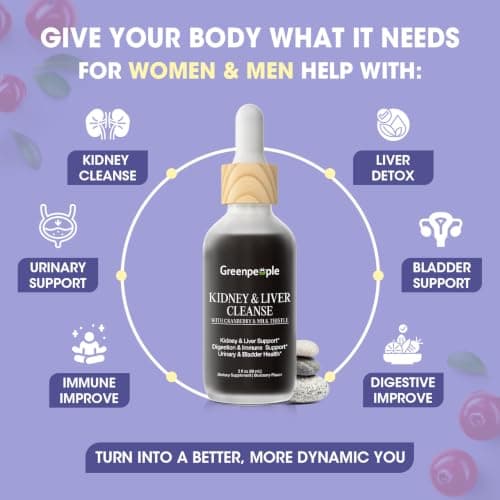 GREENPEOPLE Kidney & Liver Cleanse Detox & Repair, 2 Oz Drops - Thumbnail 4