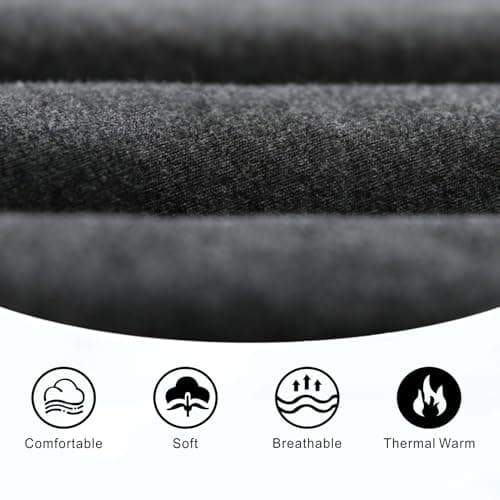 TRIUNION 3 Pack Fleece Lined Leggings Women - High Waisted Winter Leggings for Women Tummy Control Warm Yoga Workout Pants, Black,S/M - Thumbnail 5