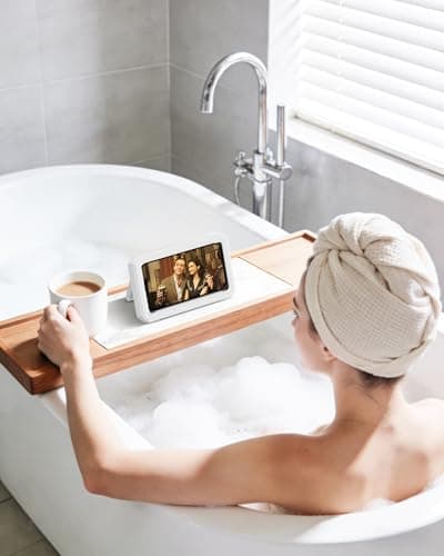 UPRONE Shower Phone Holder Waterproof - 480° Rotatable Retractable Adjustable Phone Case for Shower - Bathroom Accessories Wall Mount Phone Holder for iPhone 17/16 Pro Max, S25 Ultra,4-7" Cellphones - Thumbnail 6