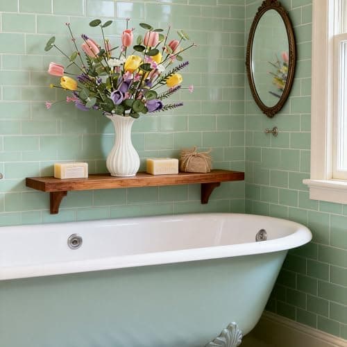 Acfruits 6 Pcs Wildflowers Artificial Flowers Daisies and Tulips Faux Wildflowers Spring Flowers Artificial for Decoration Spring Silk Floral Arrangement Table Centerpieces Home - Thumbnail 4