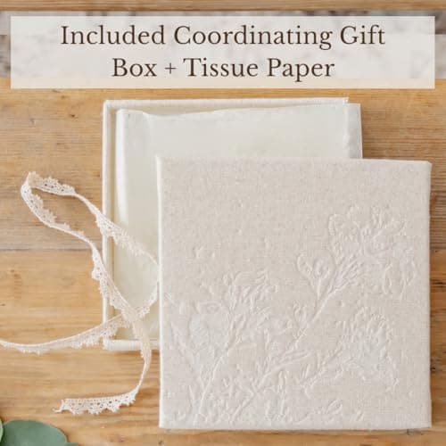 MUTED + MADE Gift for Grandma from Grandkids – Sentimental Keepsake Book | The Little Keepsake Book | Guided Prompt Memory Book from Kids | Linen Hardcover with Photo Corners & Gift Box - Thumbnail 2