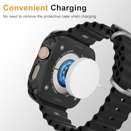 SDOCEBF Aluminum Shockproof Bumper for Apple Watch Ultra 3/2/1 49mm - Thumbnail 5