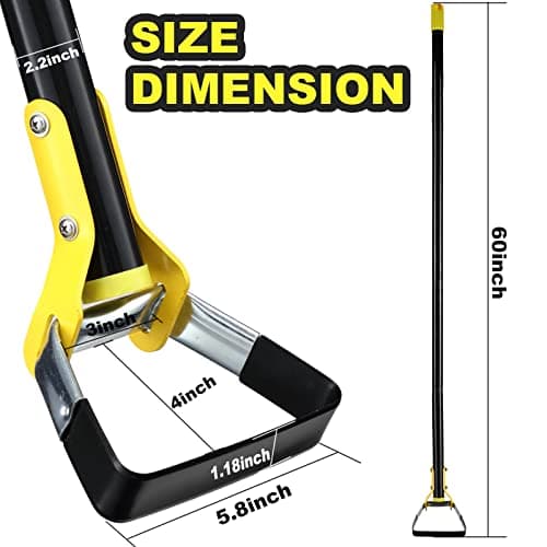 Bird Twig Garden Hoe for Weeding - Sharp Push Pull Blade,Stainless Steel Stirrup Weeder Hoe, 30-54 Inch Adjustable, Stand Up Loop Weed Hoe Tool for Women Seniors - Thumbnail 3
