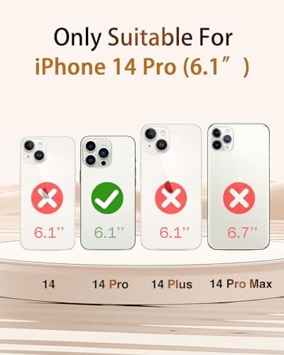 Sholbrak [3 in 1 Designed for iPhone 14 Pro Case Cute Evil Eye Pattern Protective Phone Case Cover 6.1" Screen Protector + Camera Lens Protector【2X Military Grade Drop Tested / 6.6ft Drop Protection】 - Thumbnail 2