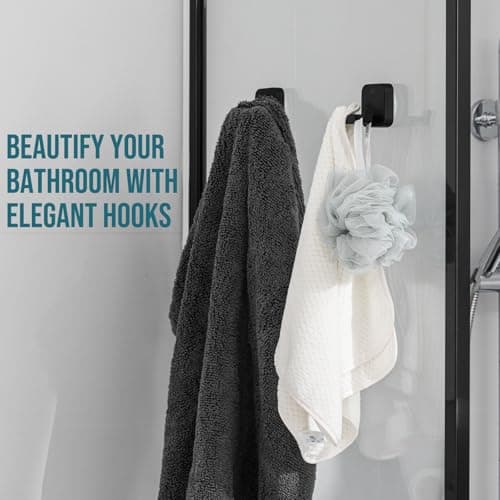 TAILI Patented Strong Suction Cup Hook, 304 Stainless Steel Bathroom Suction Cup Holder for Towel, Loofah, Bathrobe, Damage-Free Hanging Shower Wall Hook, Double-Hook Widening Design, 2 Pack, Silver - Thumbnail 4
