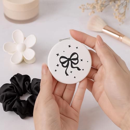 Birthday Gifts for Women Teen Girls, Coquette Black Bow Happy Birthday 7-in-1 Gift Box for Girl, Women, Sister, Daughter, Friends, Cute Black Bow Glass Cups Gift Set, Teen Girl Gifts Trendy Stuff - Thumbnail 4
